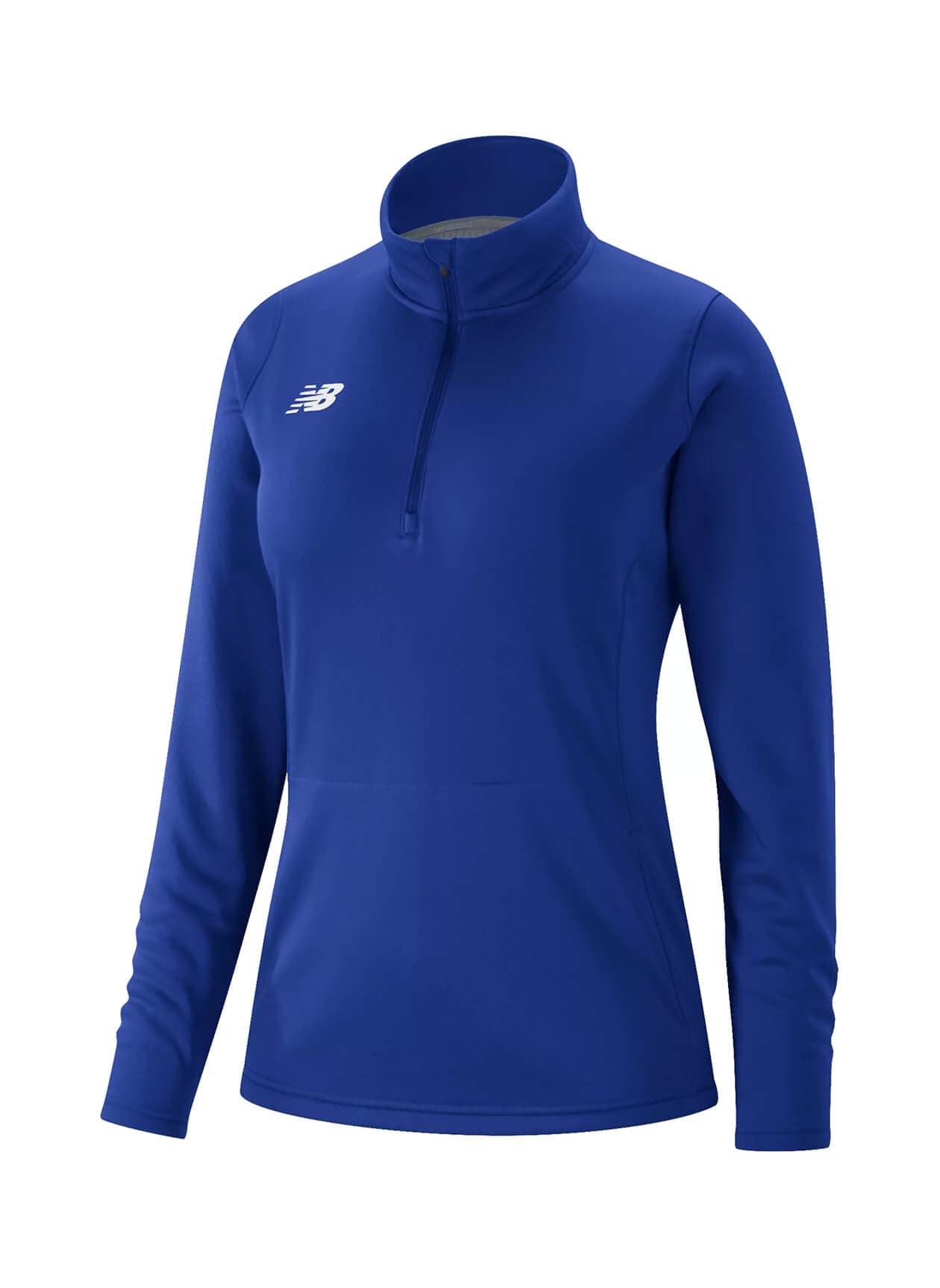 New Balance Women's Thermal Half Zip - Blue LG