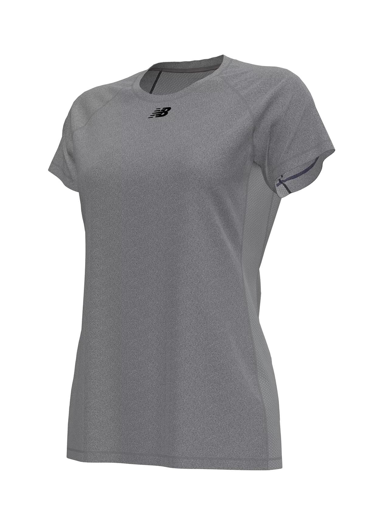 New Balance Women's Raglan Tech T-shirt - Dark Grey 3XL