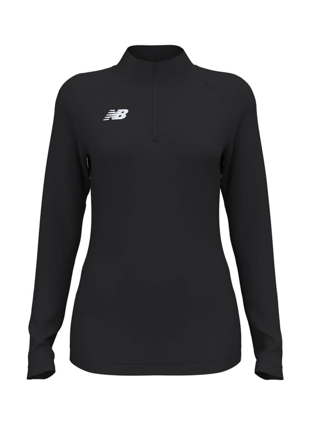 New Balance Women's Athletics Half Zip 2.0 - Black LG