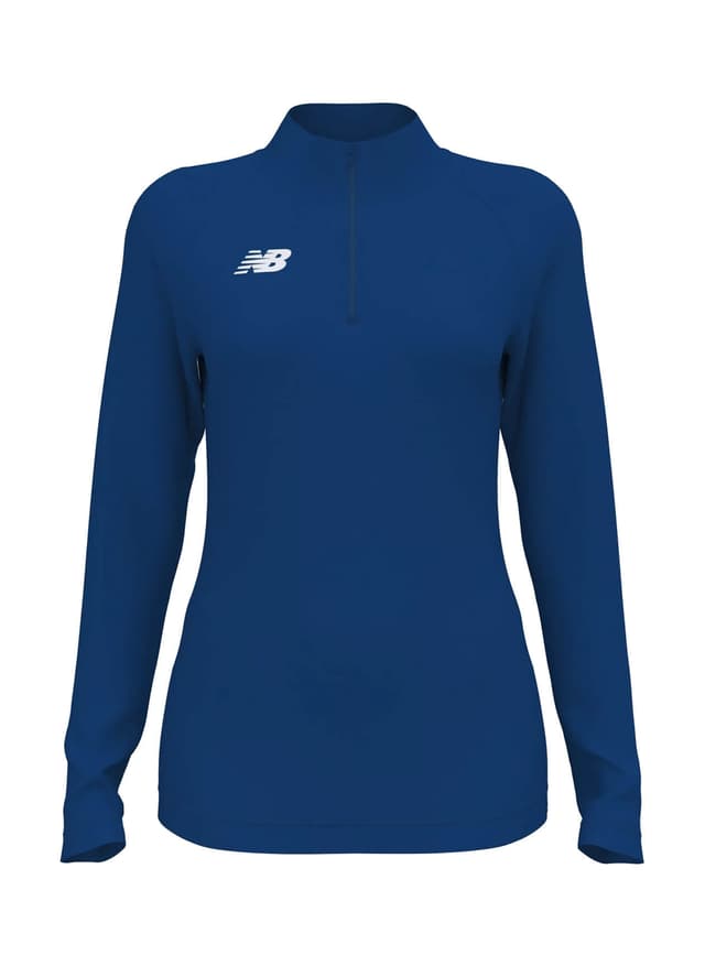 New Balance Women's Athletics Half Zip 2.0 - Blue LG