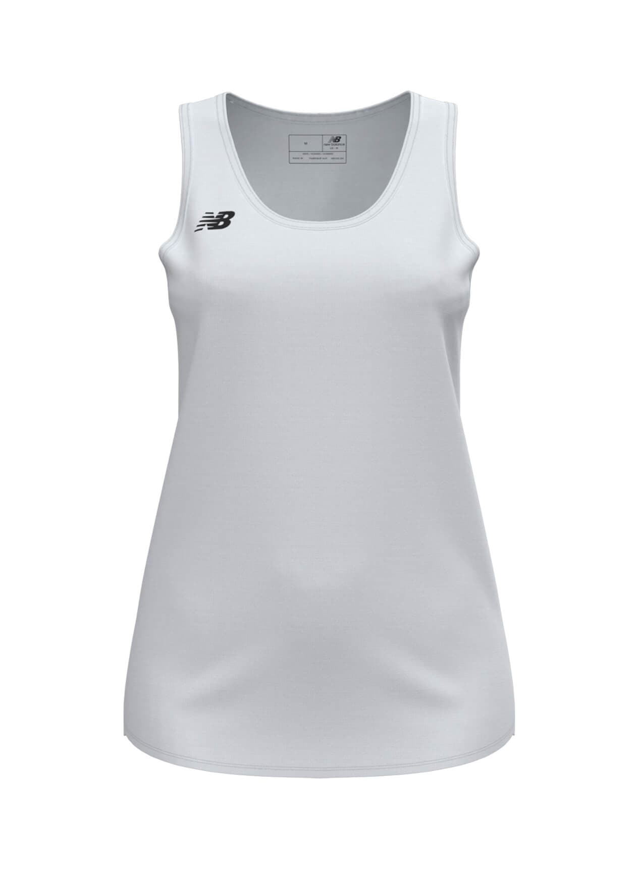 New Balance Women's Team Tank - White LG