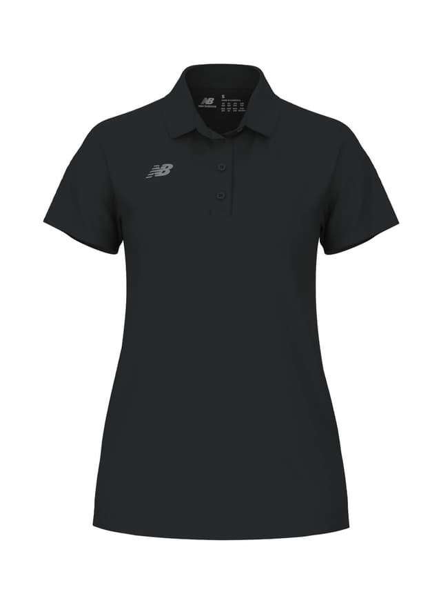 New Balance Women's Performance Polo - Black 3XL