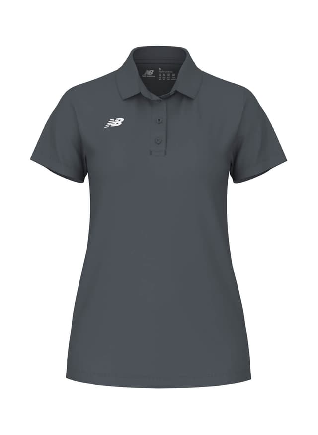 New Balance Women's Performance Polo - Dark Grey 3XL