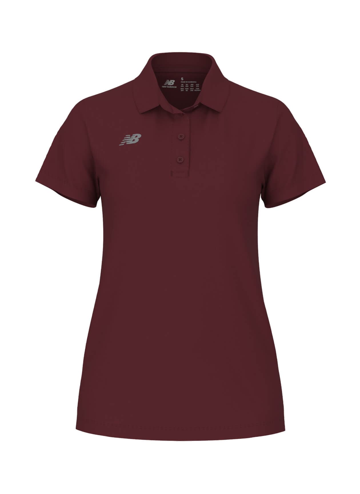 New Balance Women's Performance Polo - Red 3XL