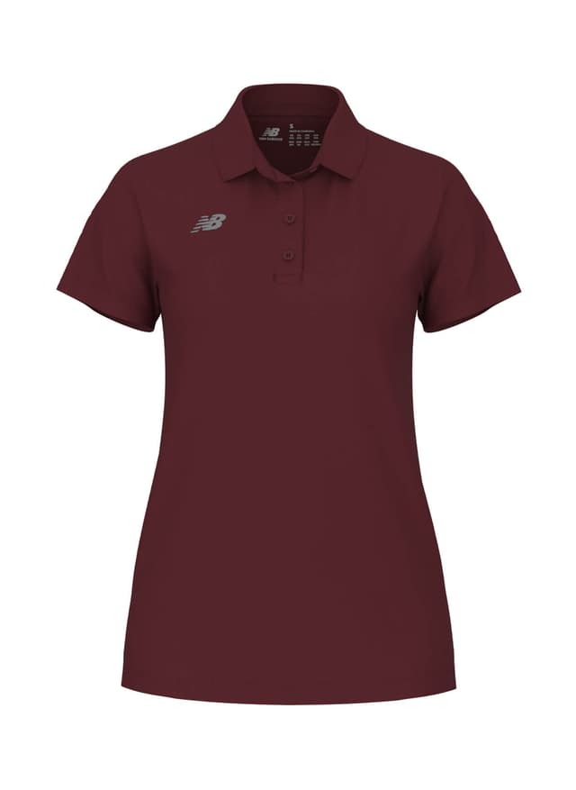 New Balance Women's Performance Polo - Red 3XL