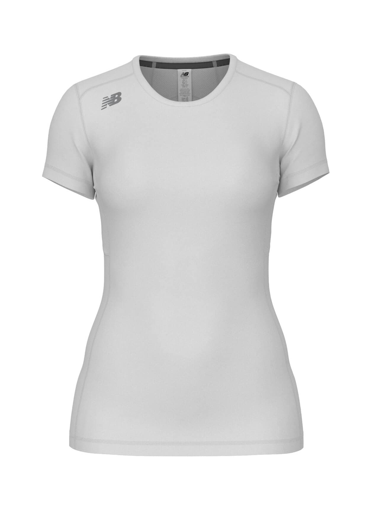 New Balance Women's Pace Short Sleeve Top - White 3XL