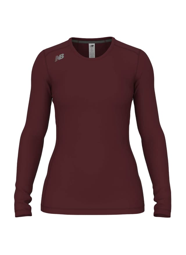 New Balance Women's Pace Long Sleeve Top - Red 3XL