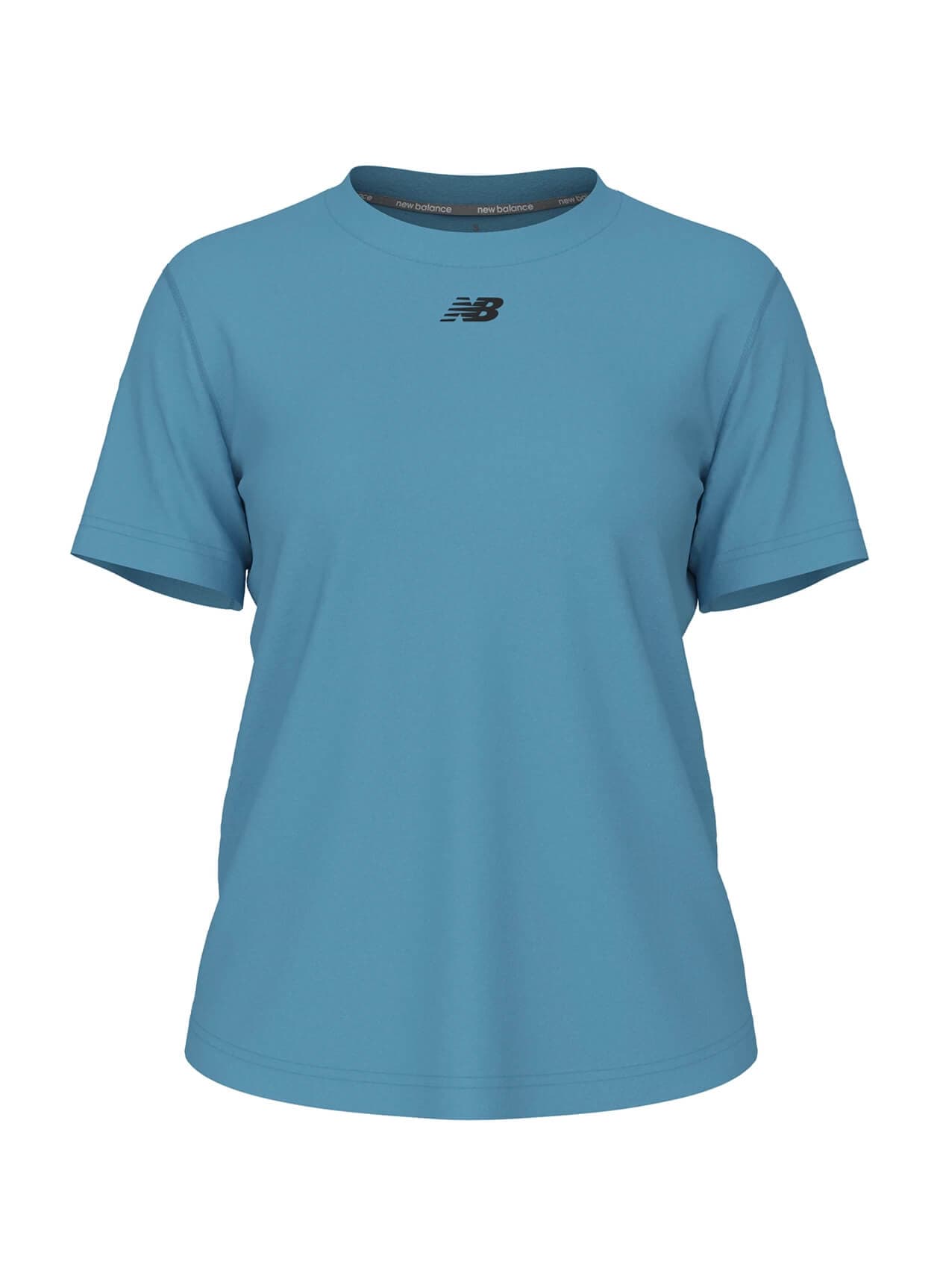 New Balance Women's Activate Tech T-Shirt - Cyan LG