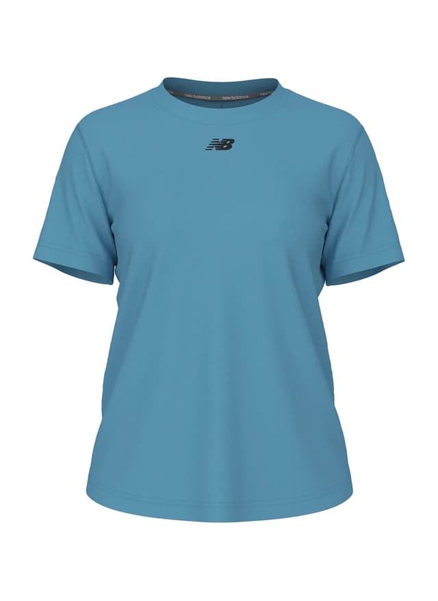 New Balance Women's Activate Tech T-Shirt - Cyan LG