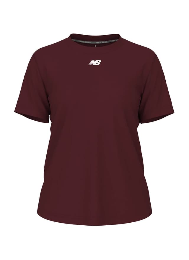 New Balance Women's Activate Tech T-Shirt - Mercury Red (MCR) LG