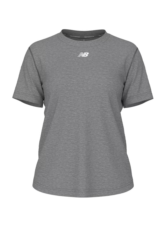 New Balance Women's Activate Tech T-Shirt - Dark Grey LG