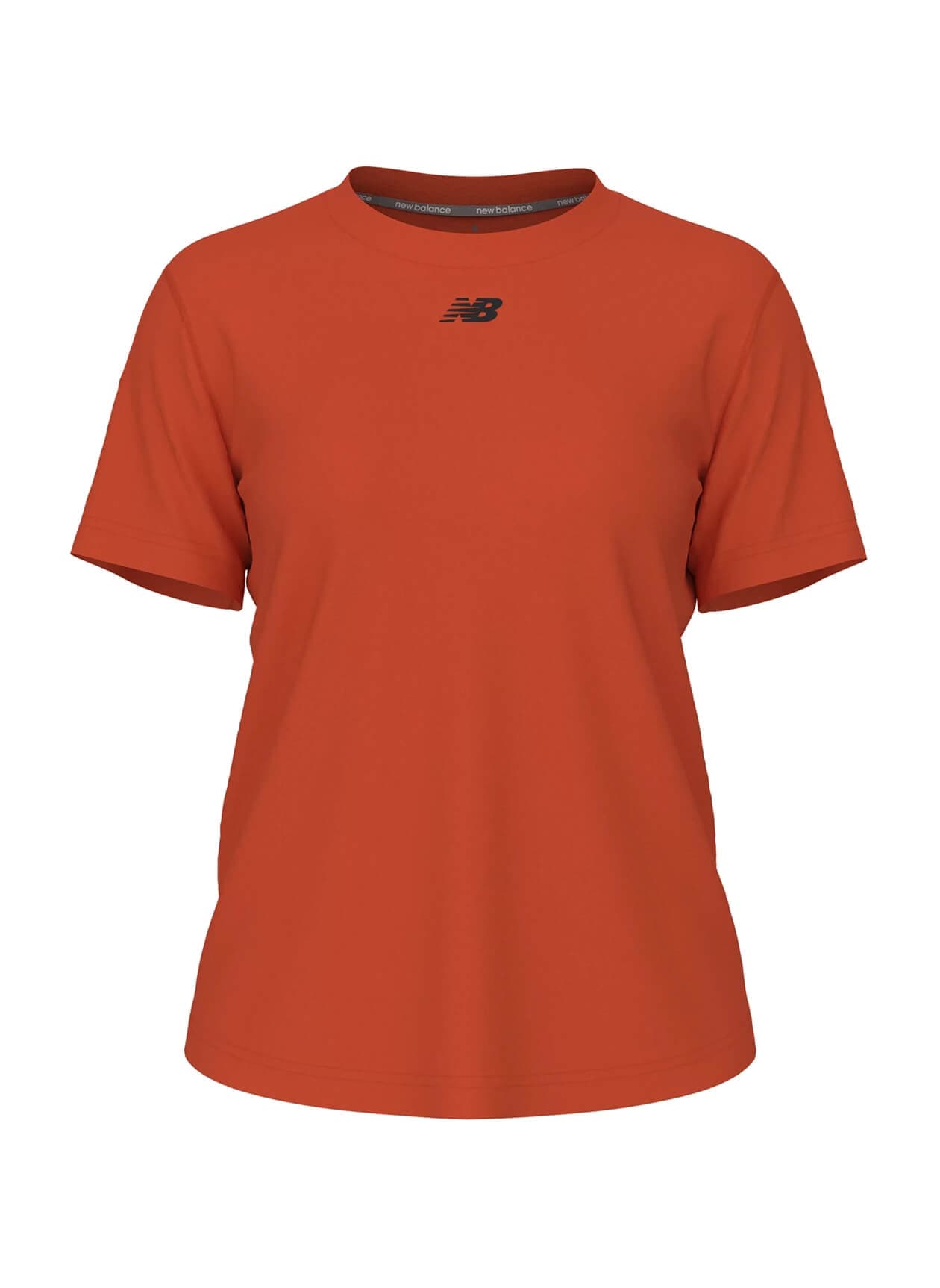 New Balance Women's Activate Tech T-Shirt - Orange LG