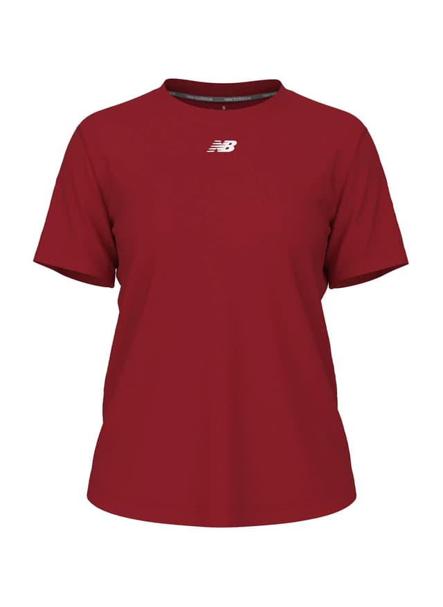 New Balance Women's Activate Tech T-Shirt - Team Red (TRE) LG