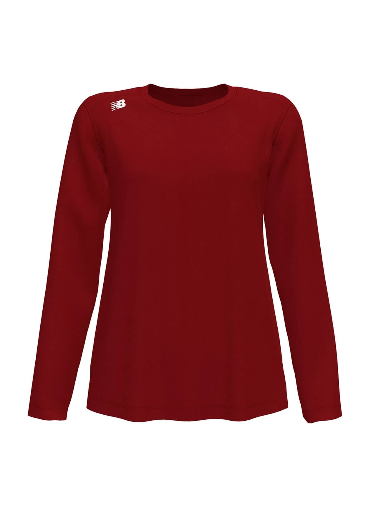New Balance Women's Activate Long Sleeve Tech T-Shirt - Mercury Red (MCR) LG
