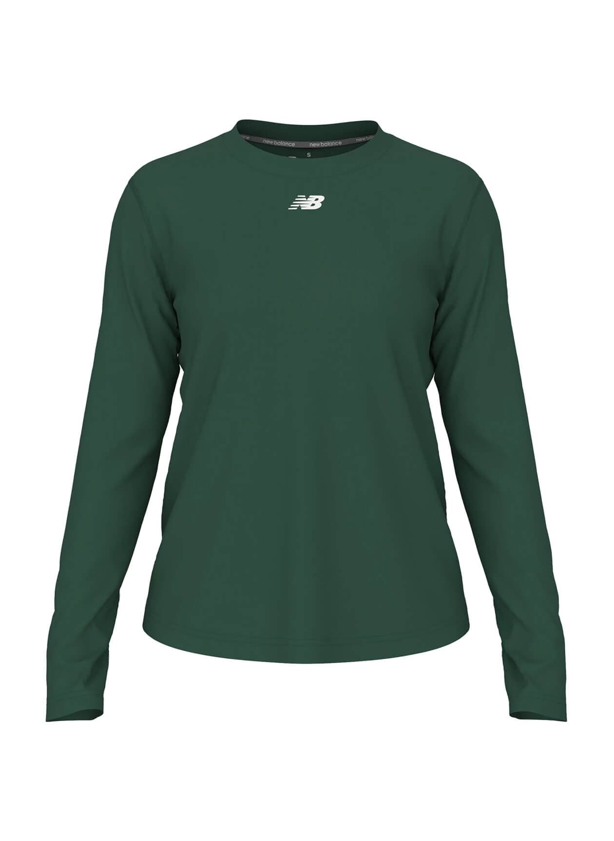 New Balance Women's Activate Long Sleeve Tech T-Shirt - Green LG