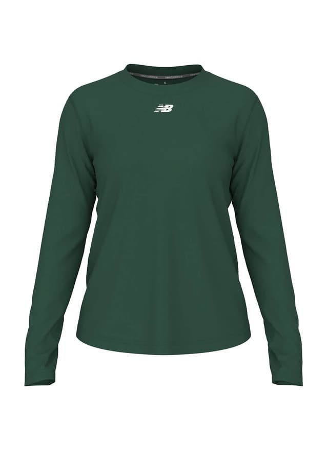 New Balance Women's Activate Long Sleeve Tech T-Shirt - Green LG