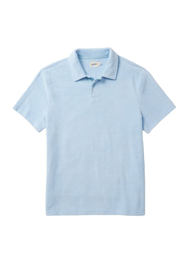 Fair Harbor Men's Ravello Terry Polo - Cyan LG
