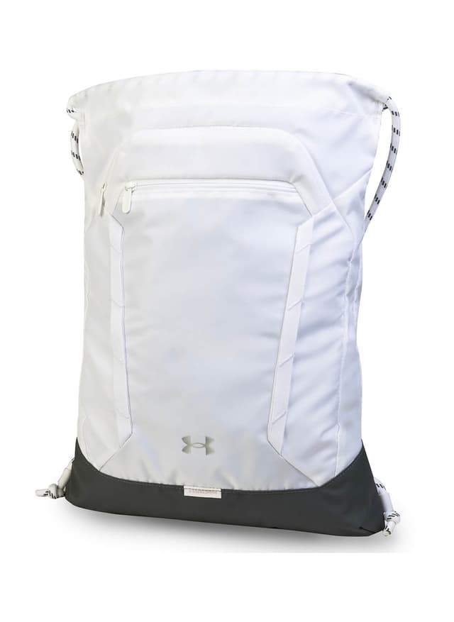 Under Armour Hustle Sackpack - White MISC