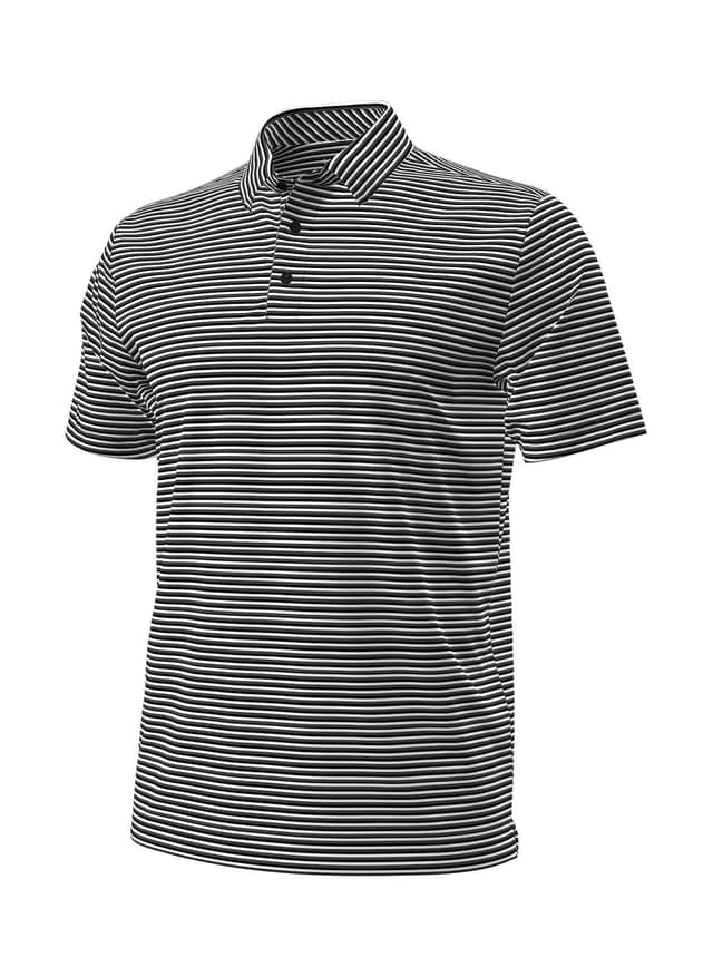 Under Armour Men's Drive Groove Stripe Polo - Black 3XL