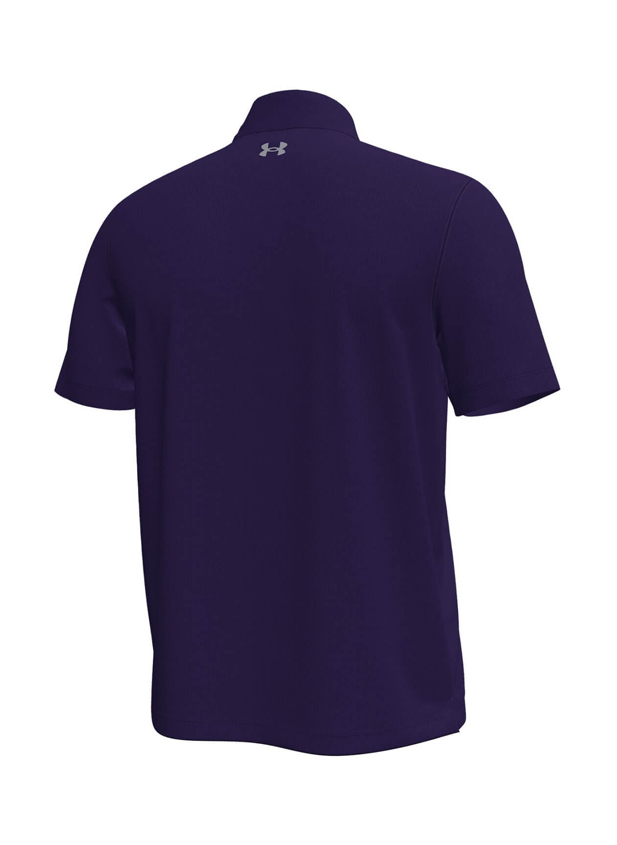 Under Armour Men's Aura Solid Polo - Purple 3XL