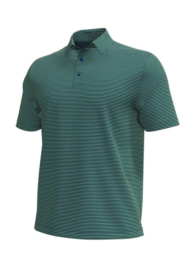 Under Armour Men's Aura Stripe Polo - Varsity Blue 3XL