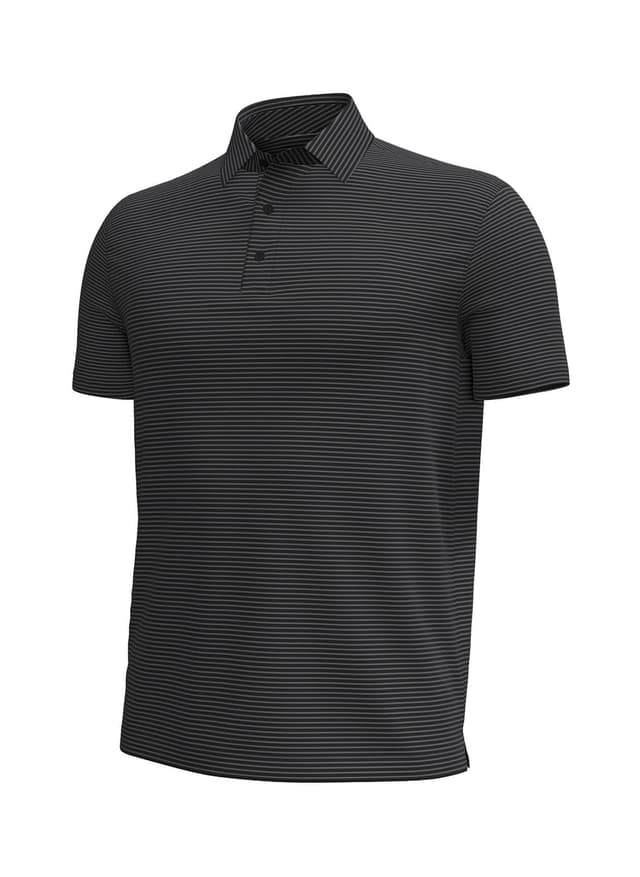 Under Armour Men's Aura Stripe Polo - Black 3XL
