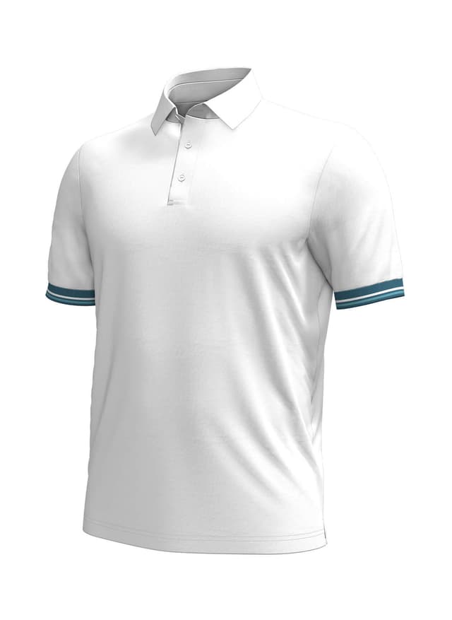 Under Armour Men's Aura Cuff Polo - White 3XL