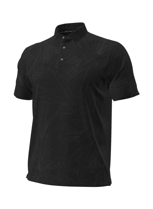 Under Armour Men's ArmourDry Azalea Jacquard Polo - Black LG