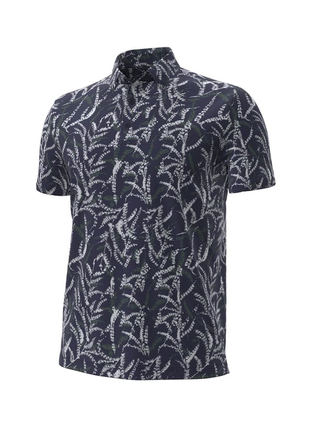 Under Armour Men's Playoff Reed Floral Polo - Navy LG