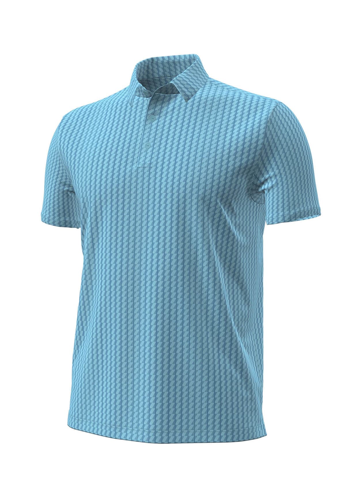 Under Armour Men's Playoff Deuce Esque Polo - Cyan LG