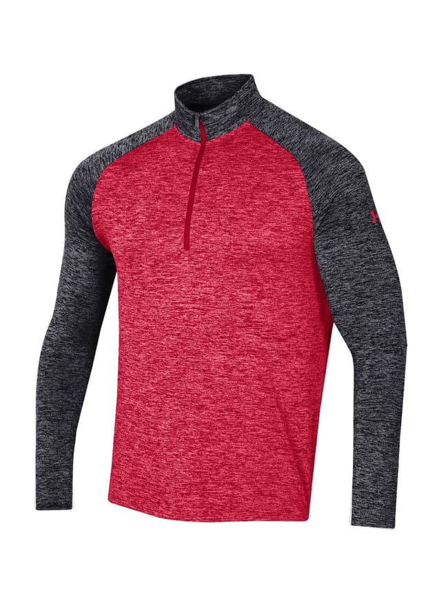 Under Armour Men's Tech Twist Quarter-Zip - Red / Black (URB) 3XL