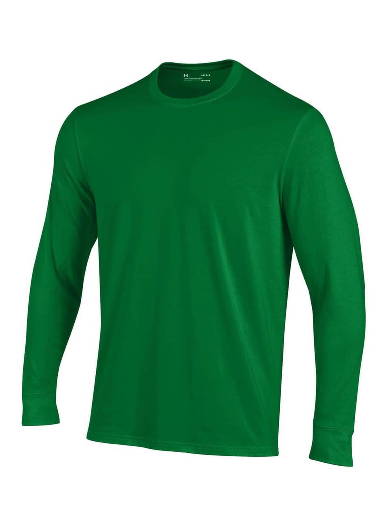Under Armour Men's Performance Long-Sleeve Cotton T-Shirt - Team Kelly Green (2045) 3XL