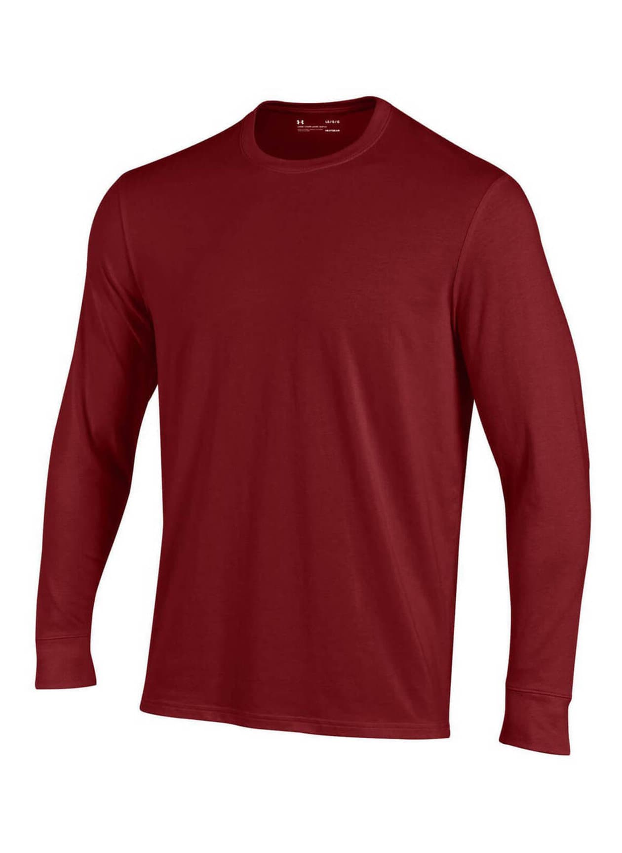 Under Armour Men's Performance Long-Sleeve Cotton T-Shirt - Cardinal (539) 3XL