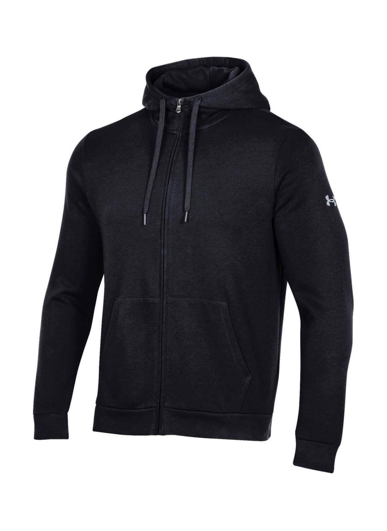 Under Armour Men's All Day Full-Zip Hoodie - Black 3XL