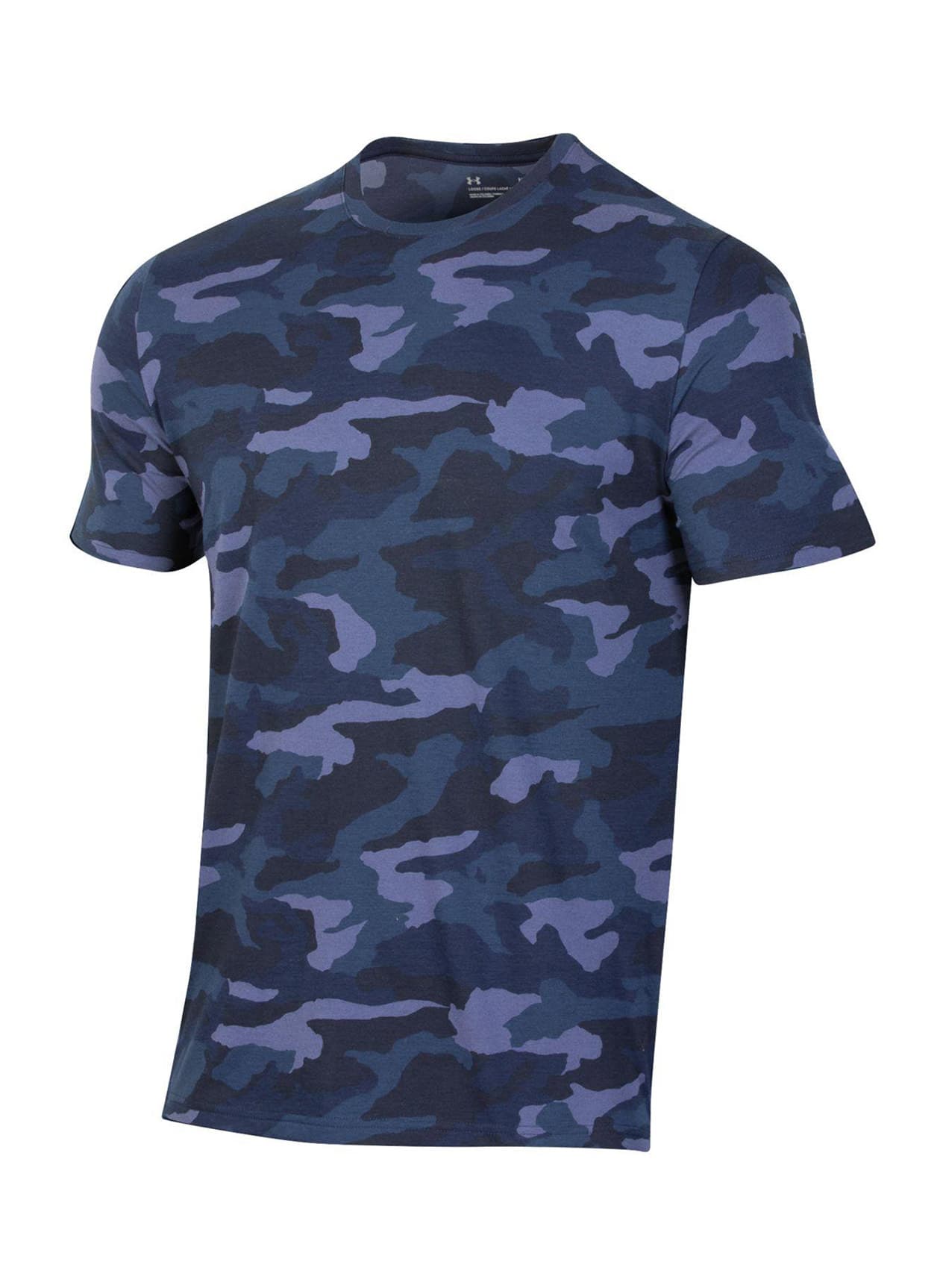 Under Armour Men's Performance Cotton Camo T-Shirt - Navy LG