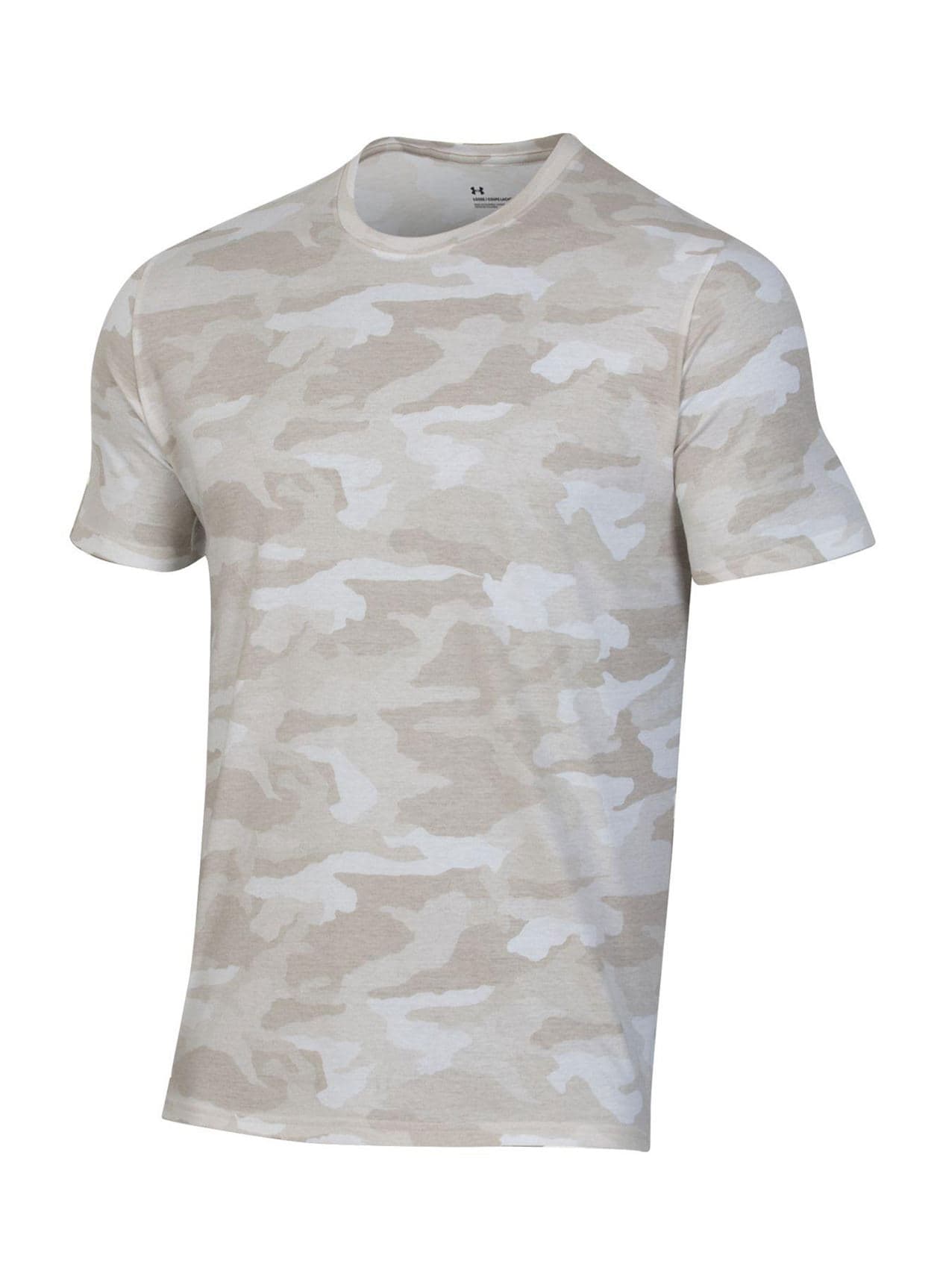 Under Armour Men's Performance Cotton Camo T-Shirt - Onyx White Pattern LG