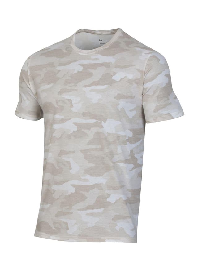 Under Armour Men's Performance Cotton Camo T-Shirt - Onyx White Pattern LG