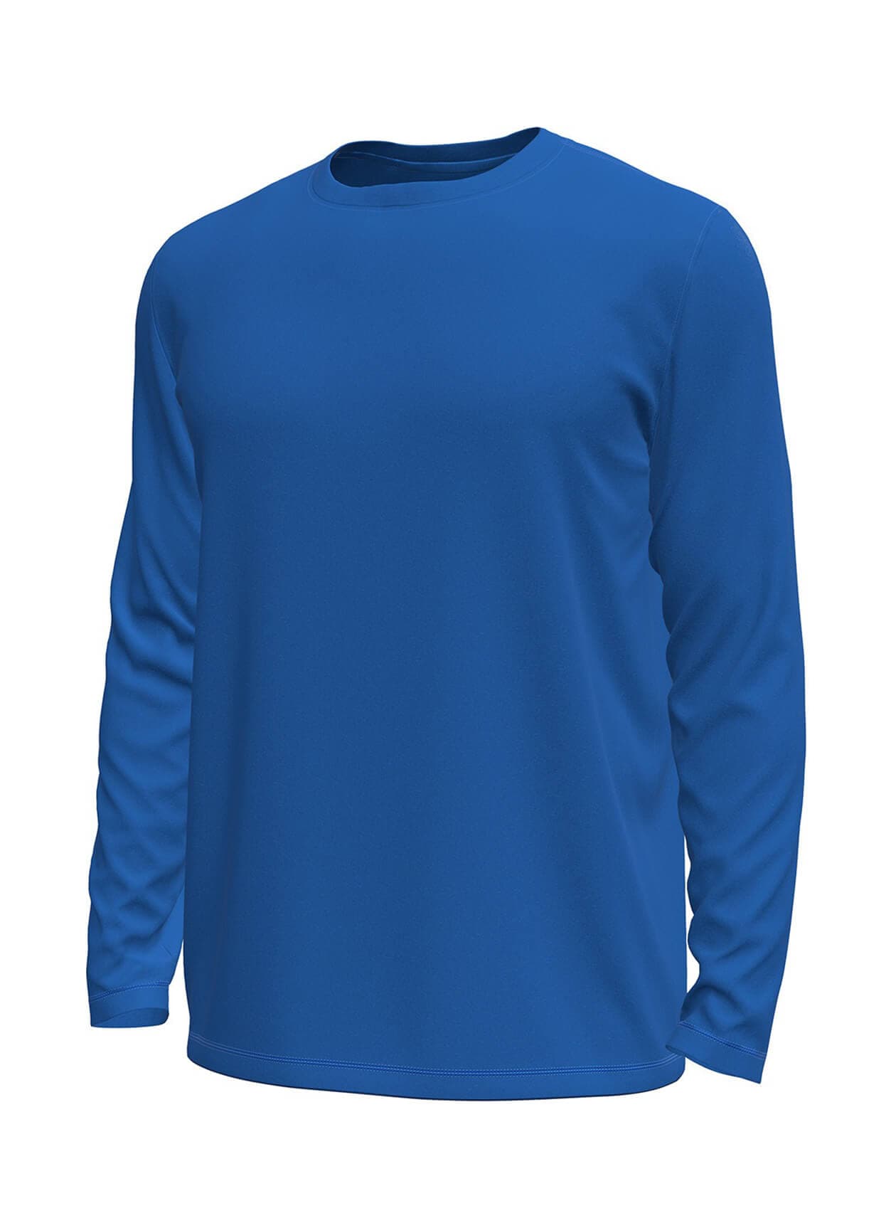 Under Armour Men's Tech Stretch Long-Sleeve T-Shirt - Blue 3XL