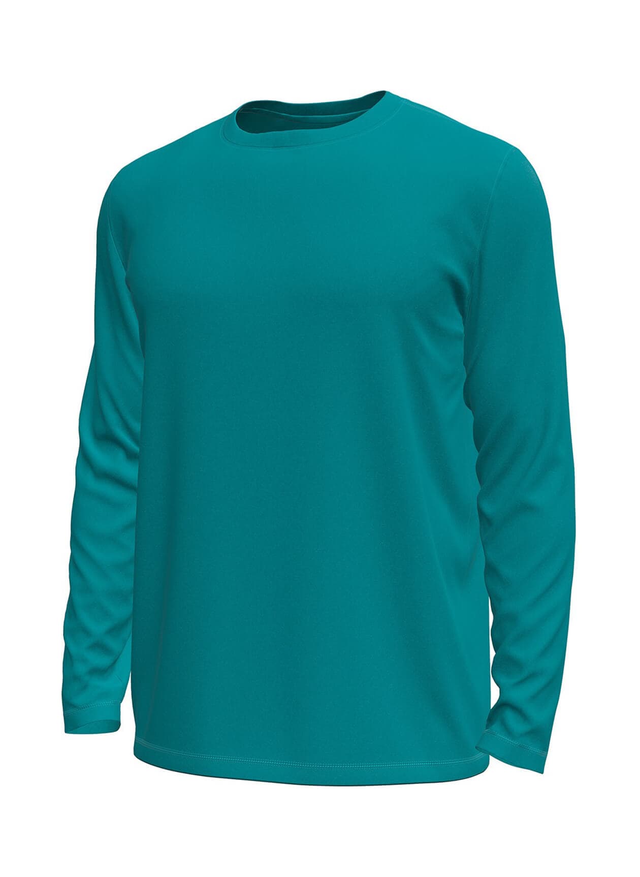 Under Armour Men's Tech Stretch Long-Sleeve T-Shirt - Coastal Teal 3XL