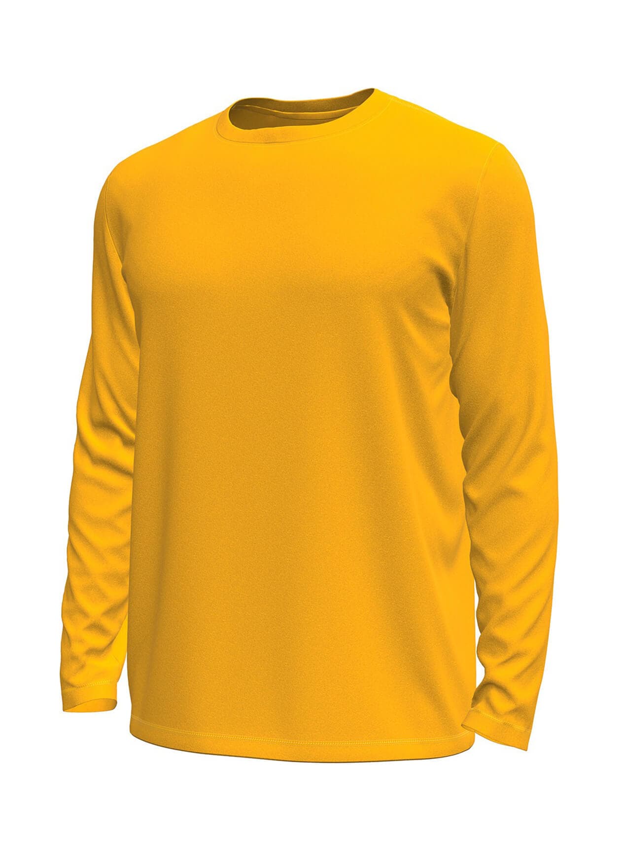 Under Armour Men's Tech Stretch Long-Sleeve T-Shirt - Yellow 3XL