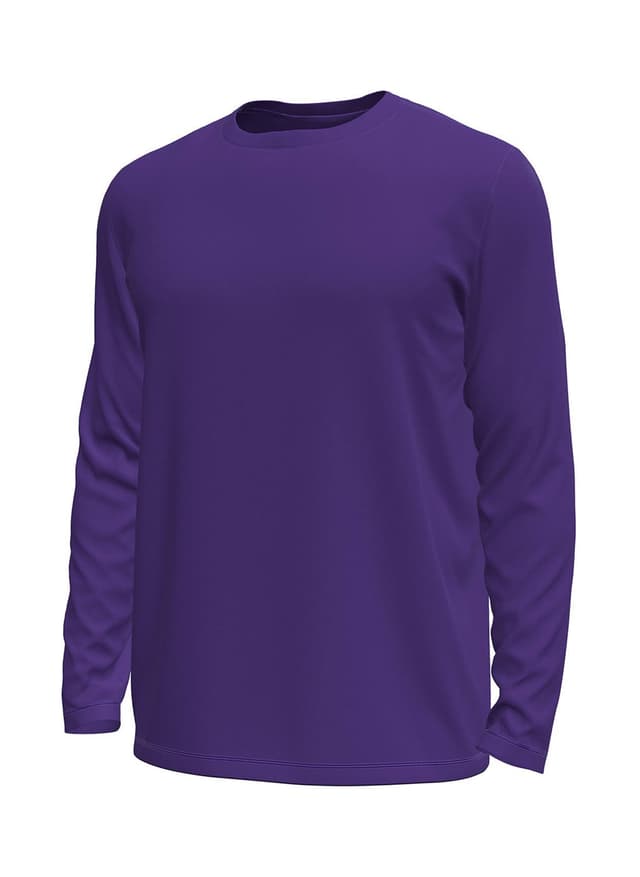 Under Armour Men's Tech Stretch Long-Sleeve T-Shirt - Purple 3XL
