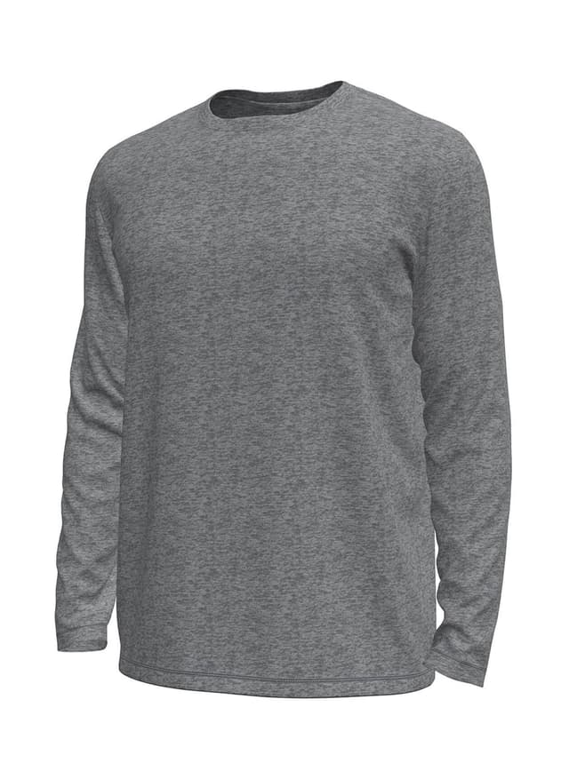 Under Armour Men's Tech Stretch Long-Sleeve T-Shirt - Dark Grey 3XL
