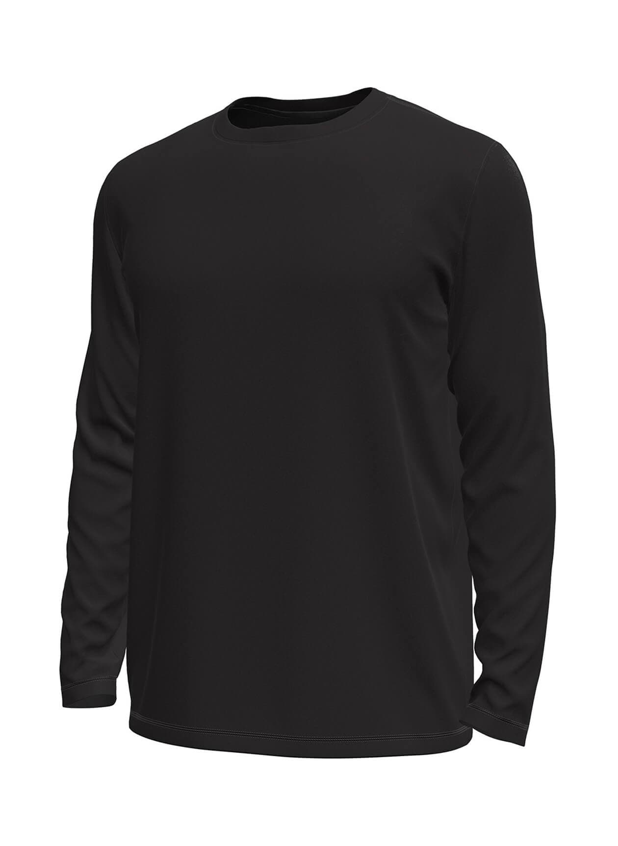 Under Armour Men's Tech Stretch Long-Sleeve T-Shirt - Black 3XL