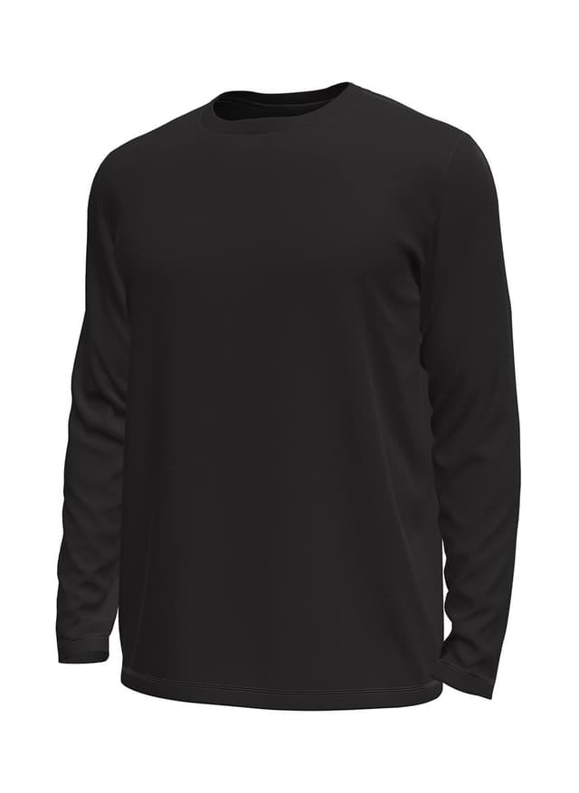 Under Armour Men's Tech Stretch Long-Sleeve T-Shirt - Black 3XL