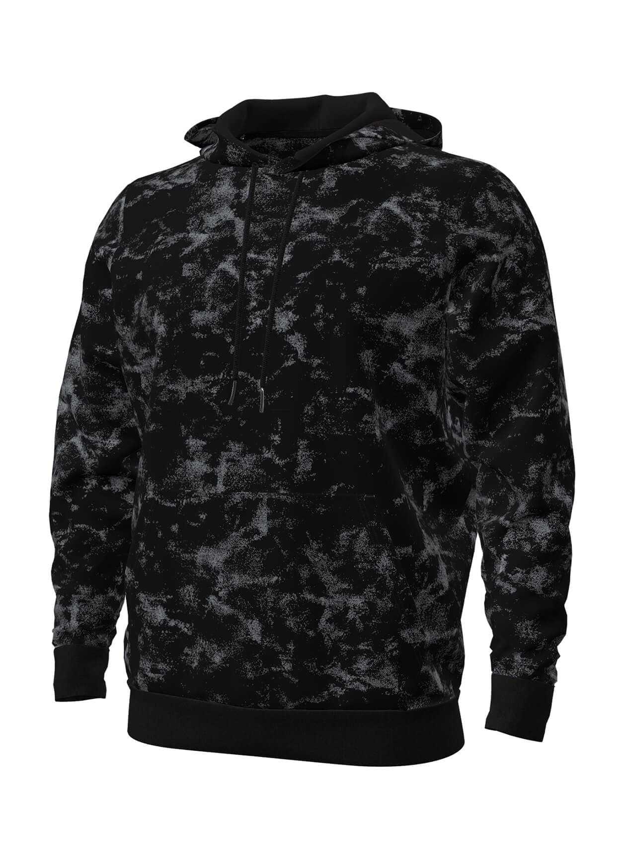 Under Armour Men's Rival Fleece Washed Hoodie - Black 3XL