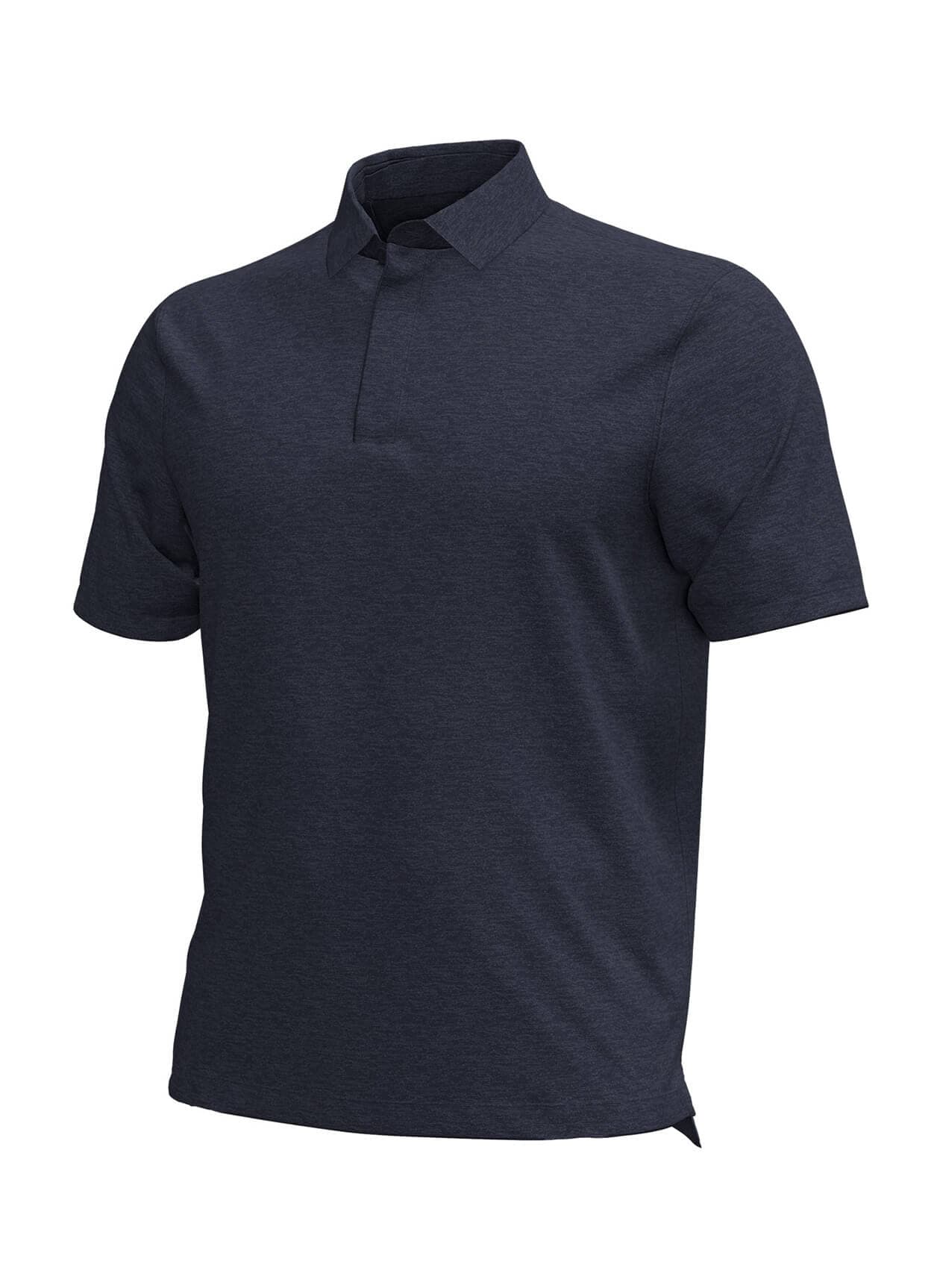Under Armour Men's Aura Heather Polo - Navy 3XL