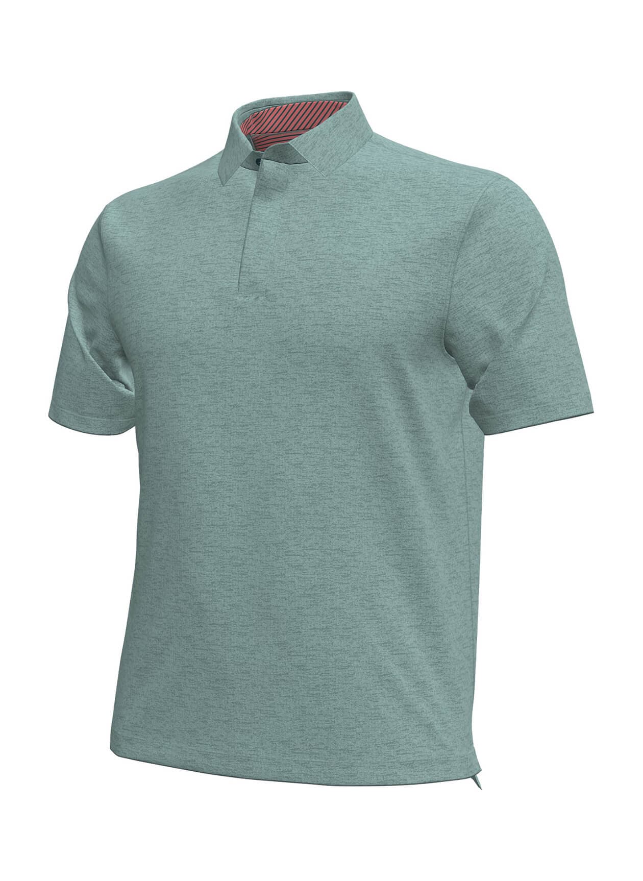 Under Armour Men's Aura Heather Polo - Rack Green 3XL
