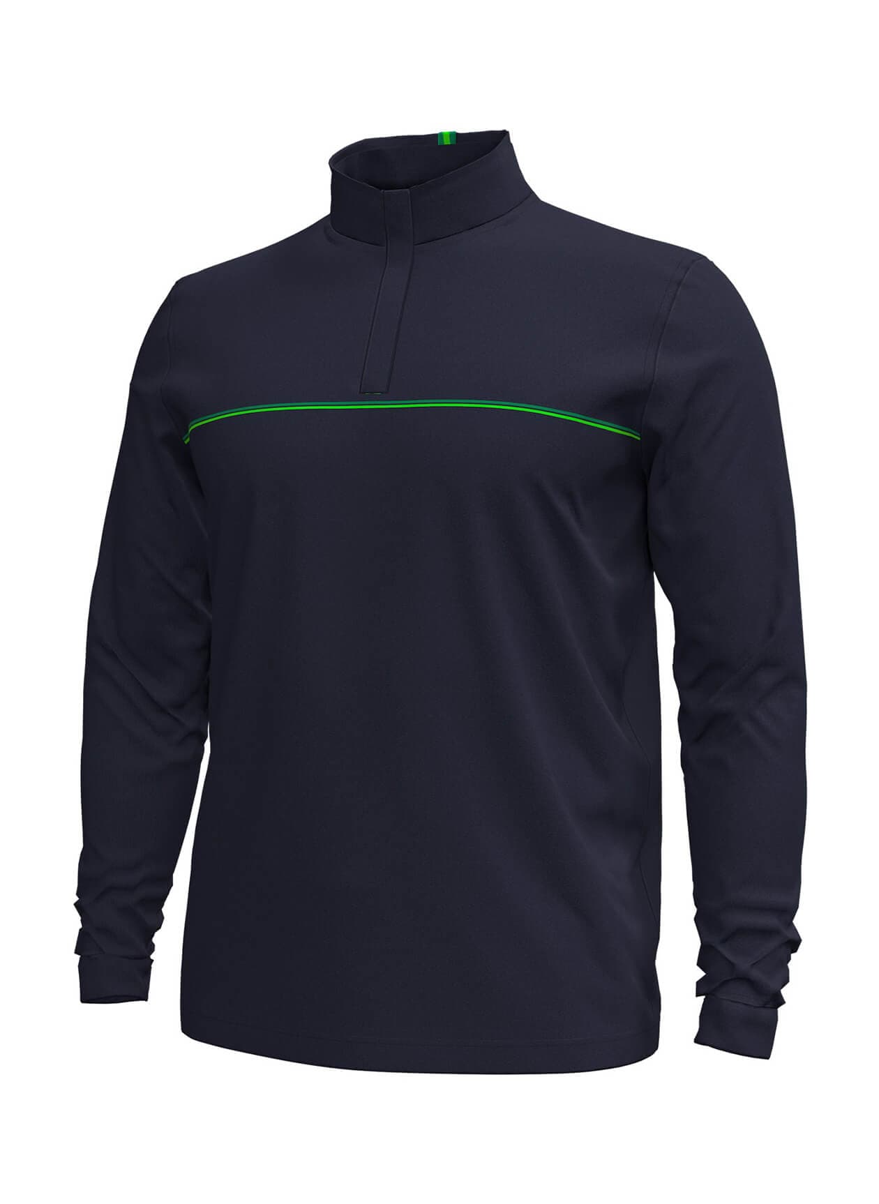 Under Armour Men's Drive Chest Stripe Quarter-Zip - Navy 3XL