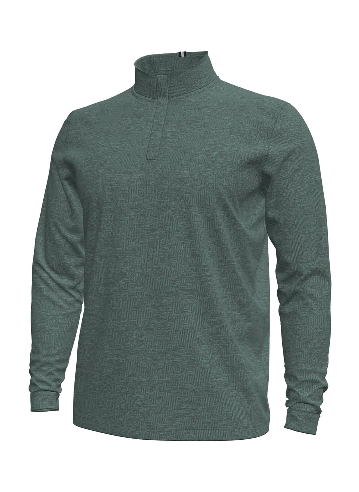 Under Armour Men's Line Dye Jacquard Quarter-Zip - Green 3XL