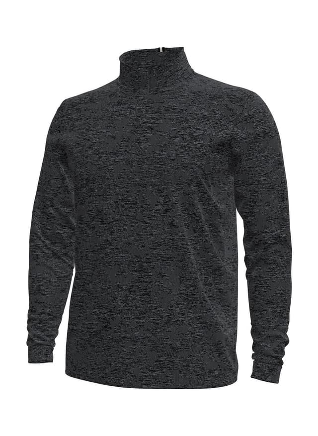 Under Armour Men's Line Dye Jacquard Quarter-Zip - Black 3XL